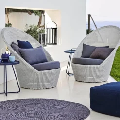Cane-line Seating*Kingston sun chair, grey White