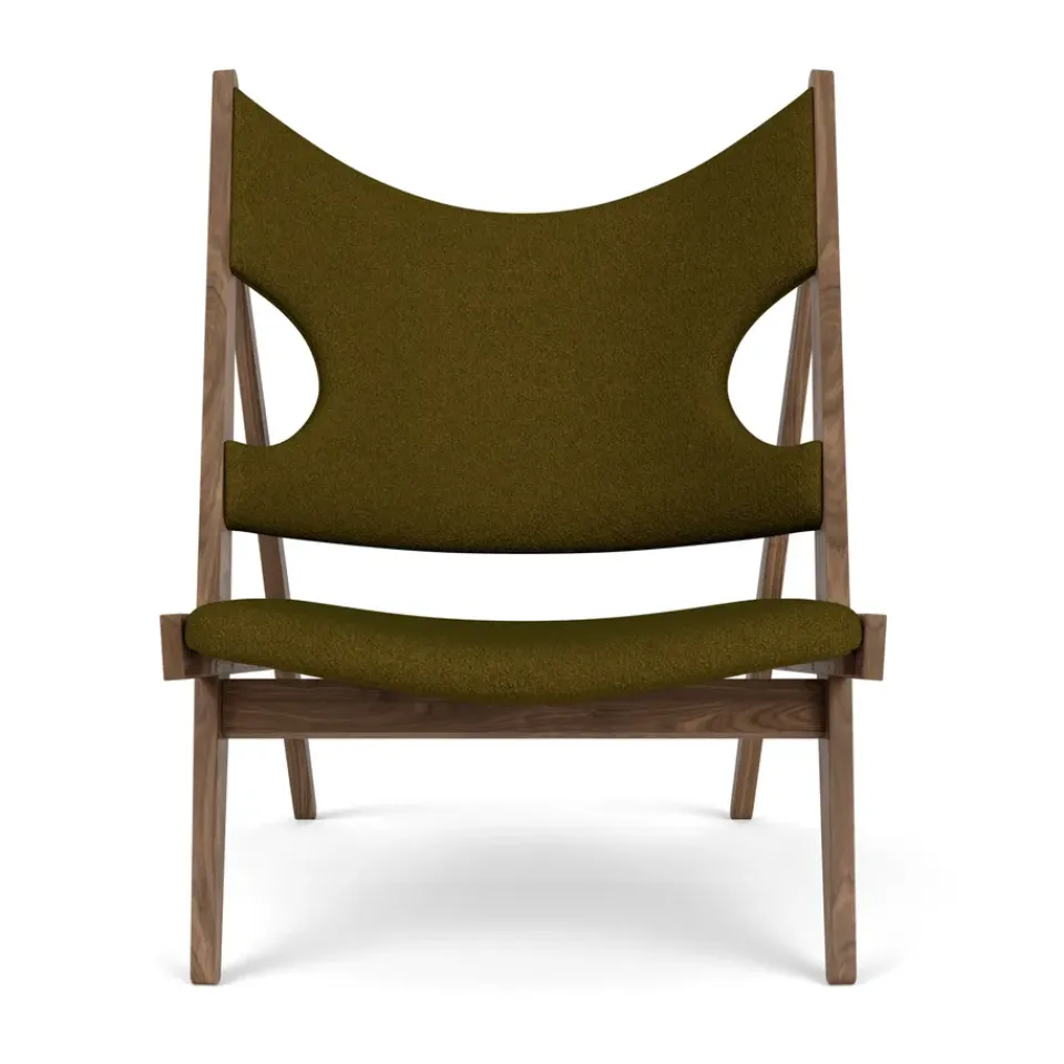 Audo Copenhagen Armchairs & Footstools*Knitting lounge chair, Walnut-Baru 0950 BrownGreen