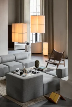 Audo Copenhagen Armchairs & Footstools*Knitting lounge chair, Walnut-Logan Jasmine BrownWhite