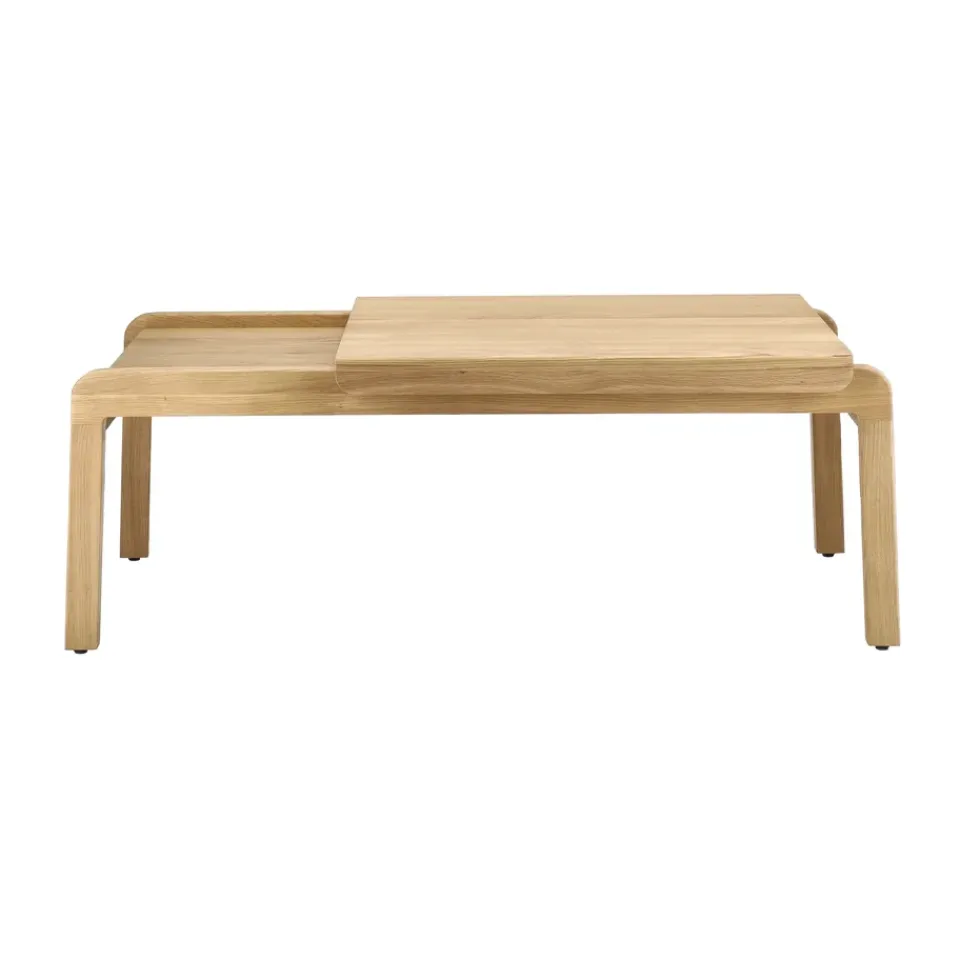 1898 Coffee Tables*Knutskog coffee table 115x52x41 cm, Natural lacquered oak Brown