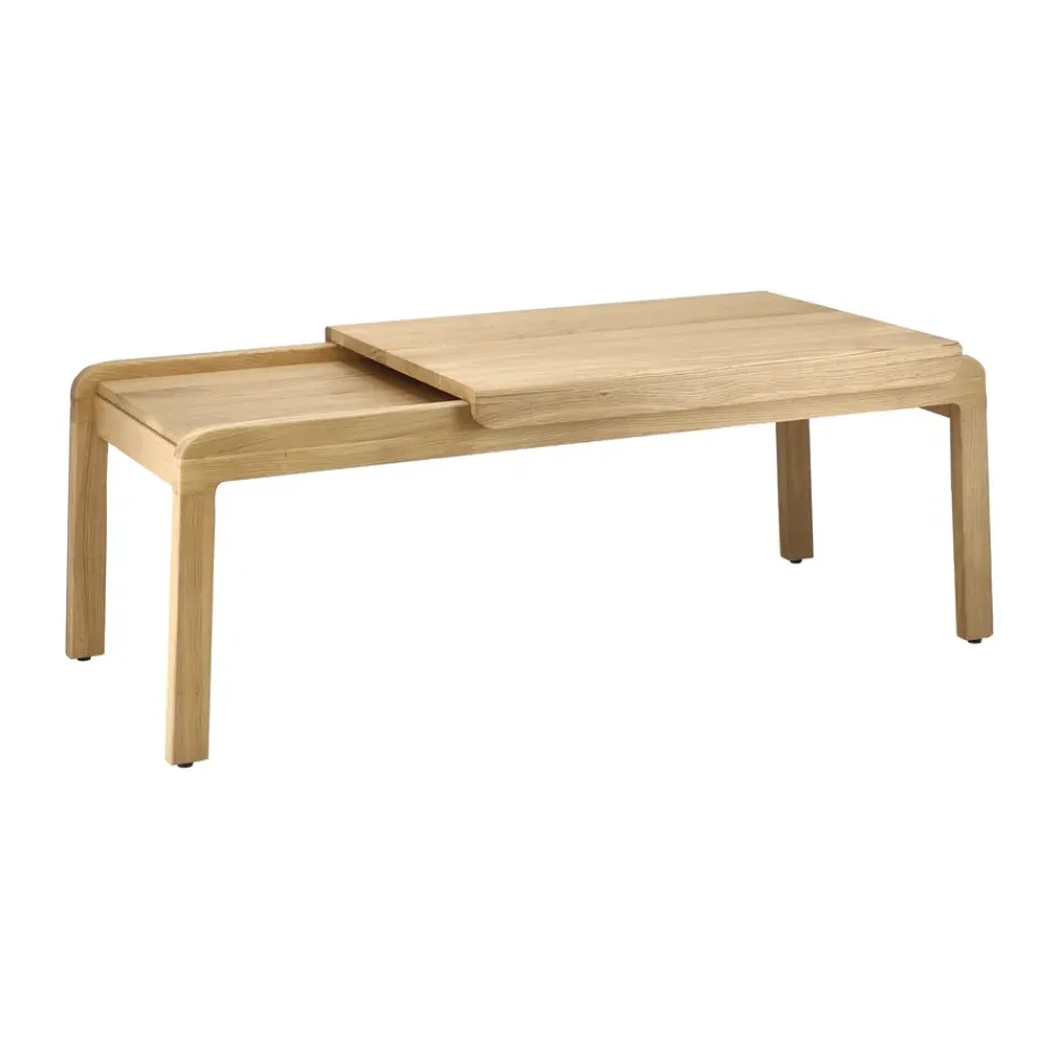 1898 Coffee Tables*Knutskog coffee table 115x52x41 cm, Natural lacquered oak Brown