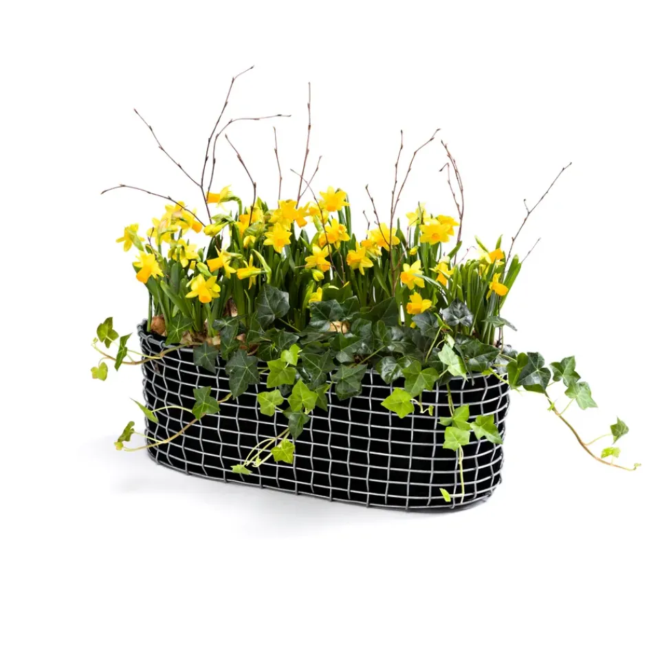 KORBO Balcony Furniture*balcony box, Galvanised steel Silver-coloured
