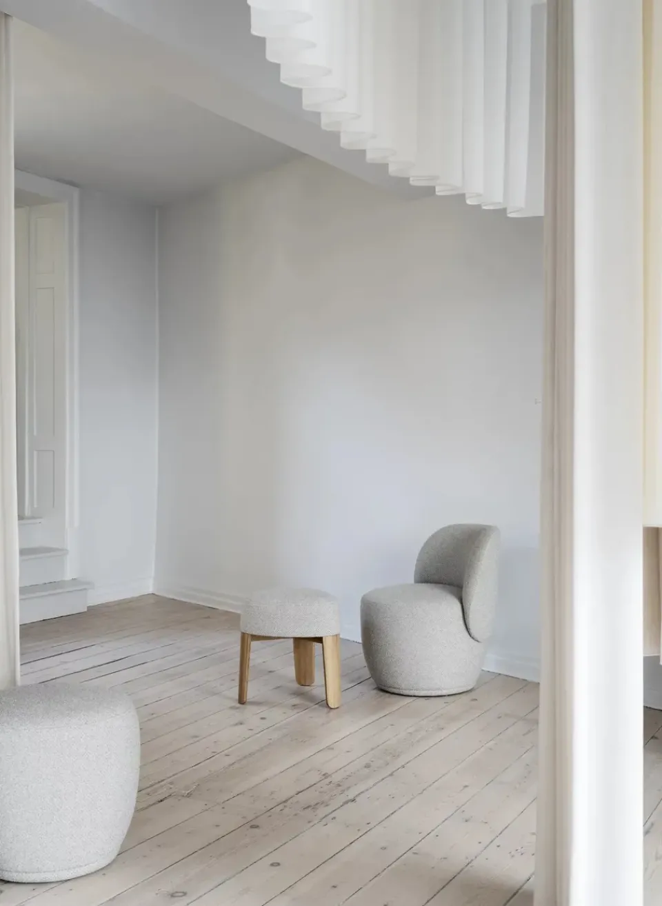 Blomus Benches*Kuon bench, Boucla Beige