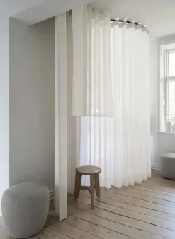 Blomus Sitting Poufs*Kuon ottoman Ø48x45 cm, Boucla Beige