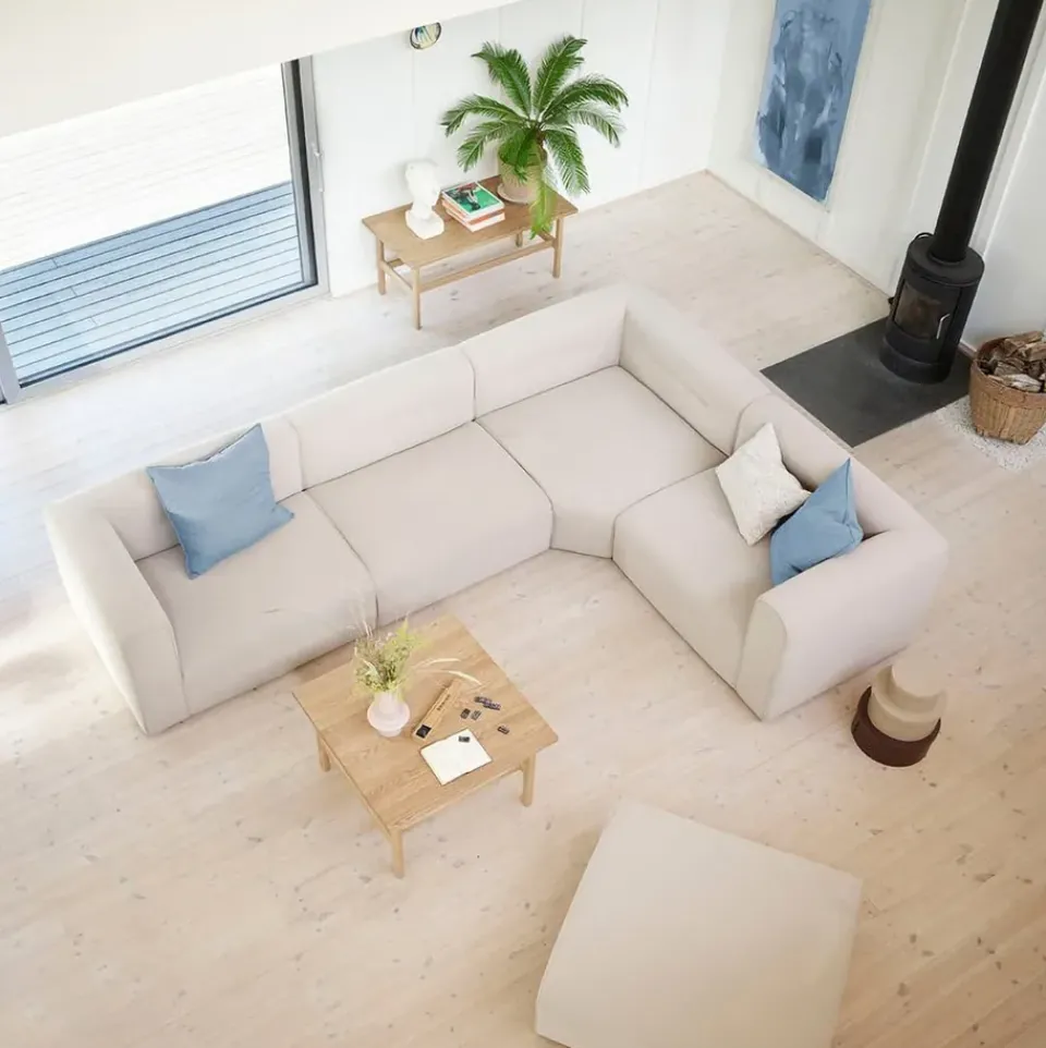 FDB Møbler Sofas*L44 Mols sofa module, corner section, Beige