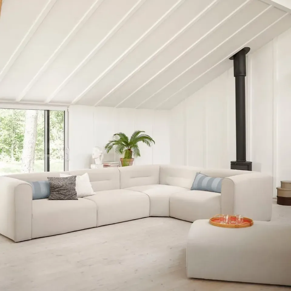 FDB Møbler Sofas*L44 Mols sofa module, corner section, Beige
