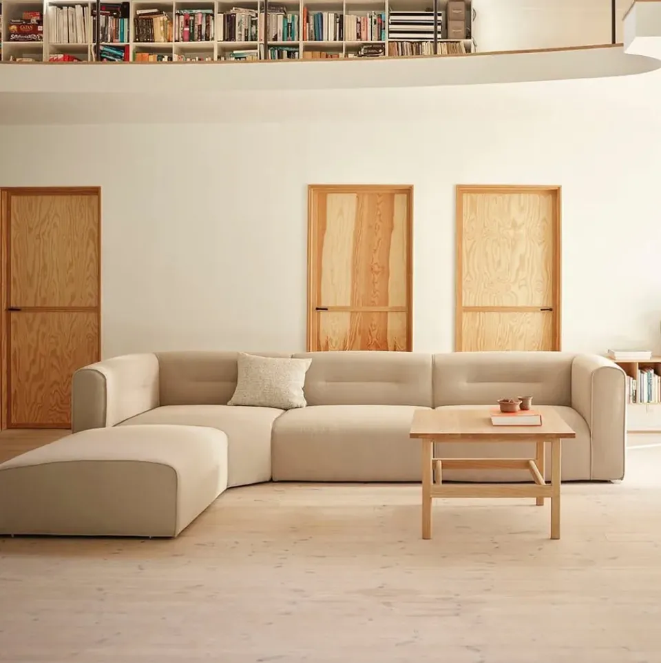 FDB Møbler Sofas*L44 Mols sofa module, corner section, Beige