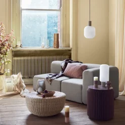 Broste Copenhagen Sofas*Lagoon corner module left, Latte GreyBrown