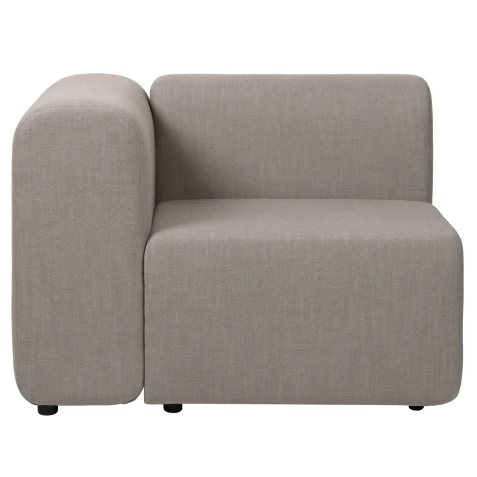 Broste Copenhagen Sofas*Lagoon corner module left, Latte GreyBrown