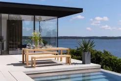 Skargaarden Table For Outdoor Use*Laknäs extendable table 210-295x90 cm, Teak Brown
