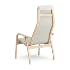 Swedese Armchairs & Footstools*Lamino arm chair laquered beech/sheep skin, Off white (white) Beige