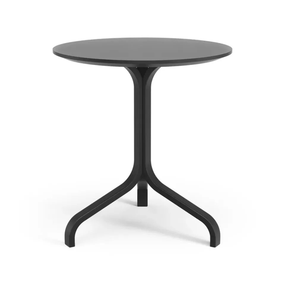Swedese Side Tables*Lamino table 49 cm, Beech stain Black
