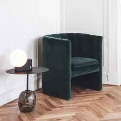 &Tradition Side Tables*Lato LN9 side table, , emparador marble Black