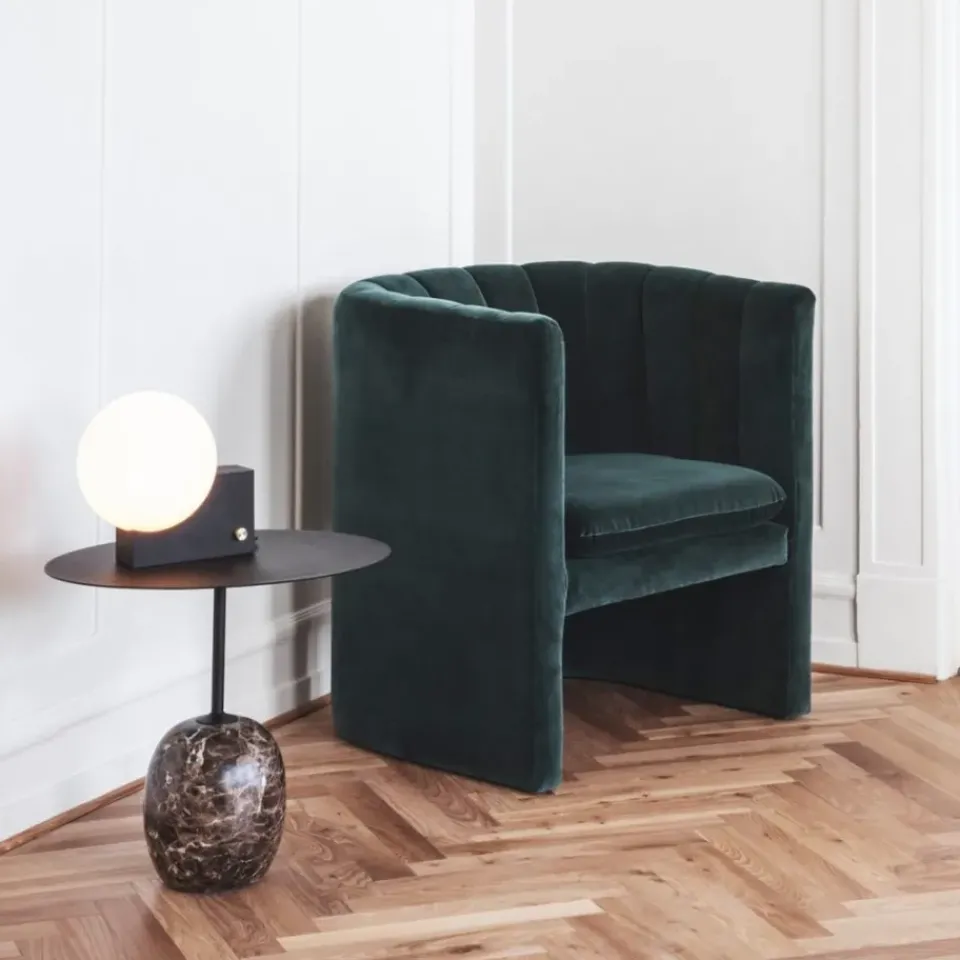 &Tradition Side Tables*Lato LN9 side table, , emparador marble Black