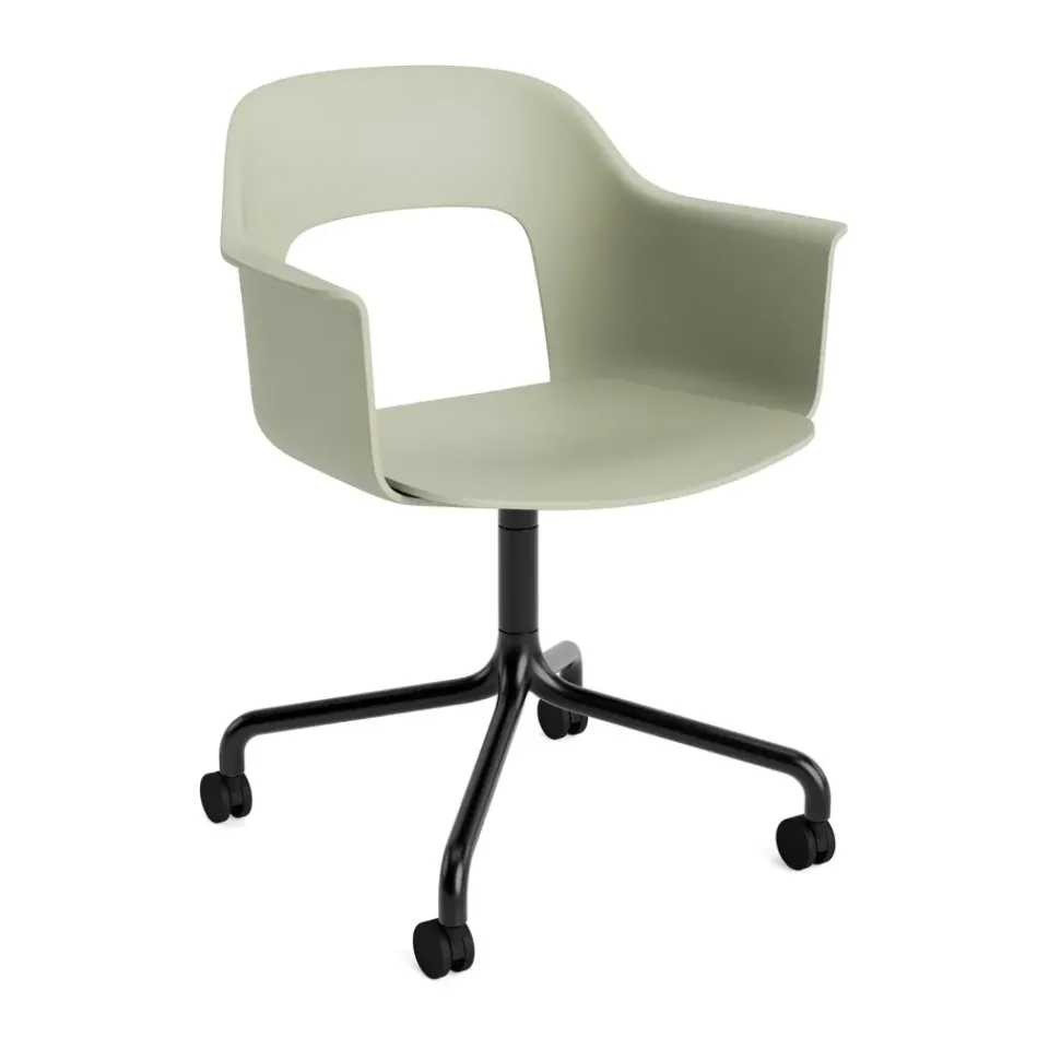 HAY Office Chairs*Layout Armchair 261 chair, Bottle -black Green