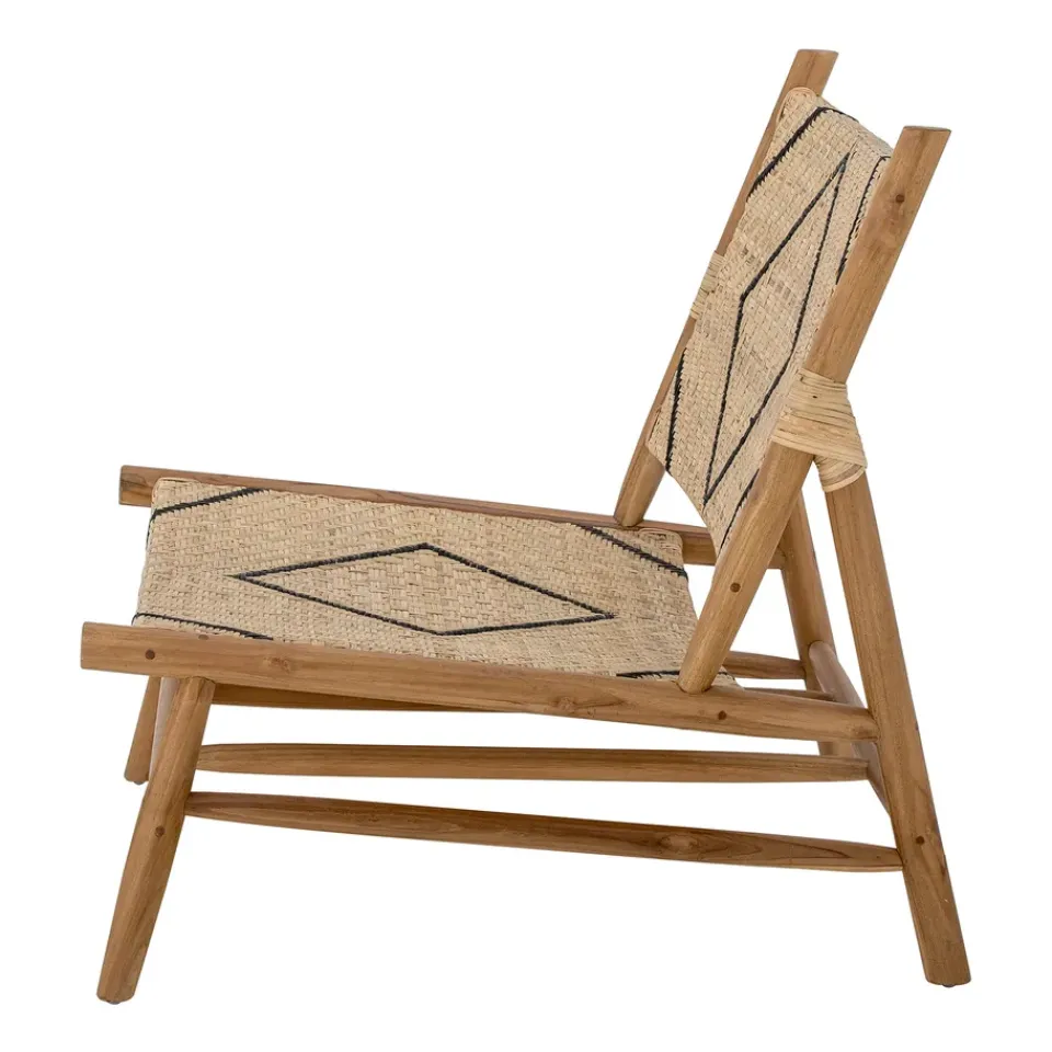 Bloomingville Armchairs & Footstools|Chairs*Lennox lounge chair, Natural-teak BeigeBrown