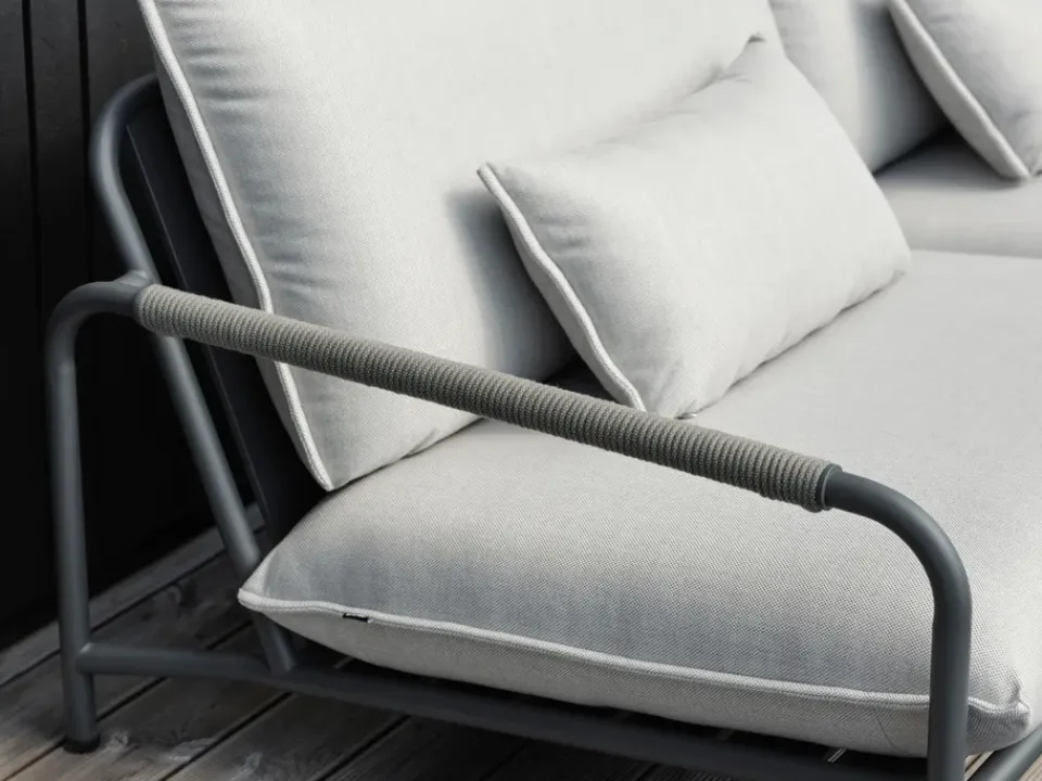 Brafab Garden Sofas & Garden Benches|Balcony Furniture*Lerberget 2,5 seat sofa, Anthracite-ash Grey