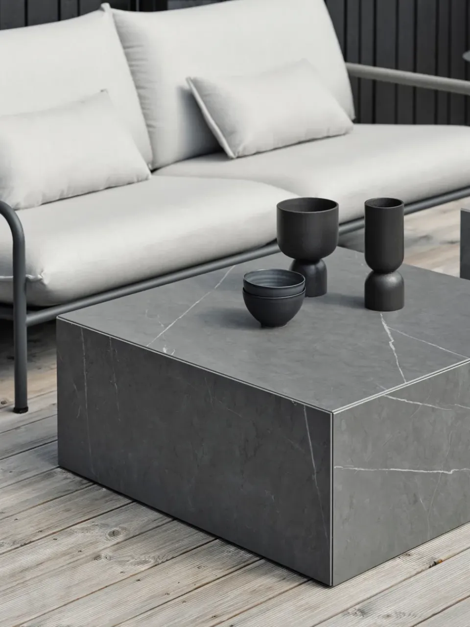Brafab Garden Sofas & Garden Benches|Balcony Furniture*Lerberget 2,5 seat sofa, Anthracite-ash Grey