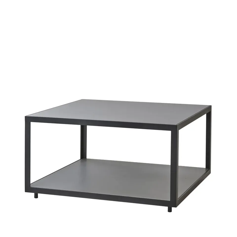 Cane-line Outdoor Lounge Furniture*Level coffee table ceramic 79x79 cm, Light -lava Grey