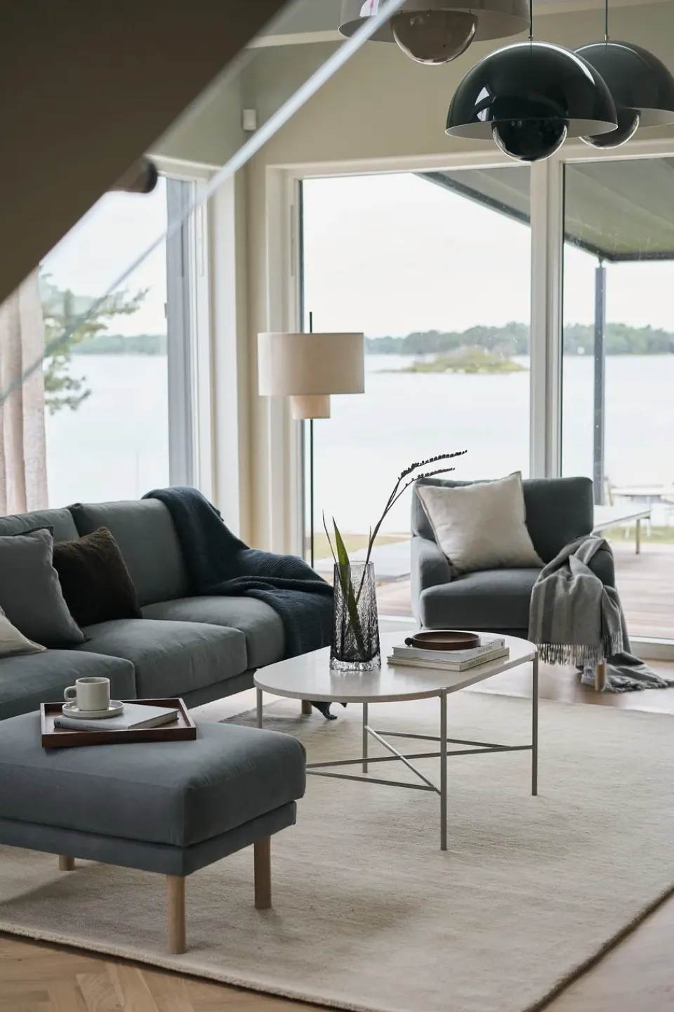 1898 Sofas*Lidnäs 3-seater sofa, Caleido dark Grey