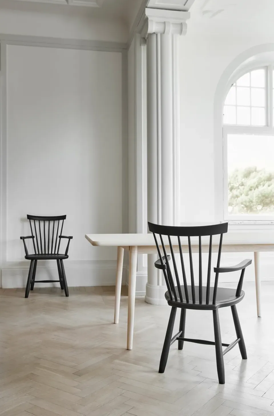 Stolab Chairs*Lilla Åland armchair, (beech) Black