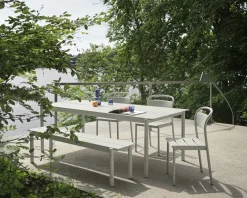 Muuto Garden Sofas & Garden Benches*Linear steel bench 170 cm, (RAL 7044) Grey