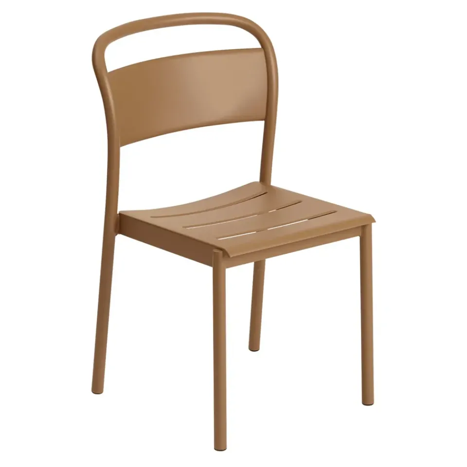 Muuto Seating|Balcony Furniture*Linear steel side chair, Burnt Orange