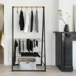 Brabantia Clothes Racks, Coat Stands & Hangers|Clothes Hooks & Hangers*Linn hanger 4-pack, Black