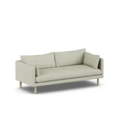 1898 Sofas*Linnevik sofa, Luiza 3981-white-oiled oak, 3-seater Beige