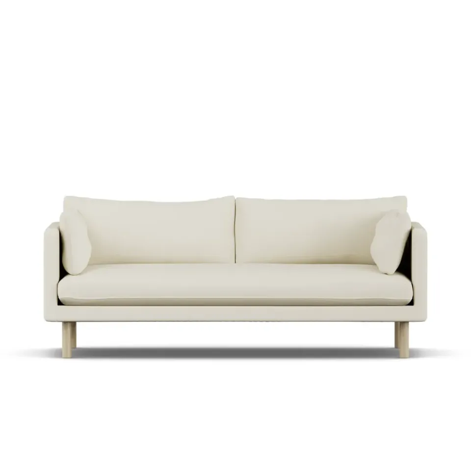 1898 Sofas*Linnevik sofa, Oslo Nature 1540-white-oiled oak, 3-seater Beige