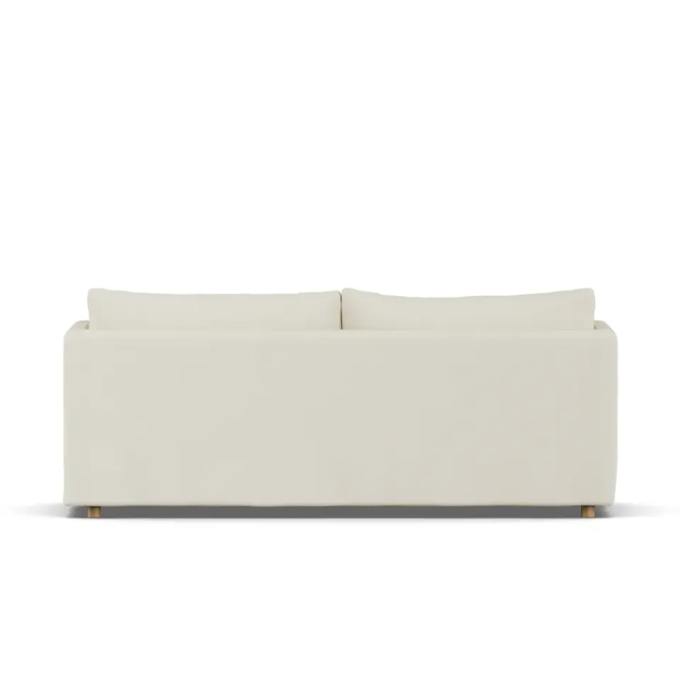1898 Sofas*Linnevik sofa, Oslo Nature 1540-white-oiled oak, 3-seater, with skirt Beige
