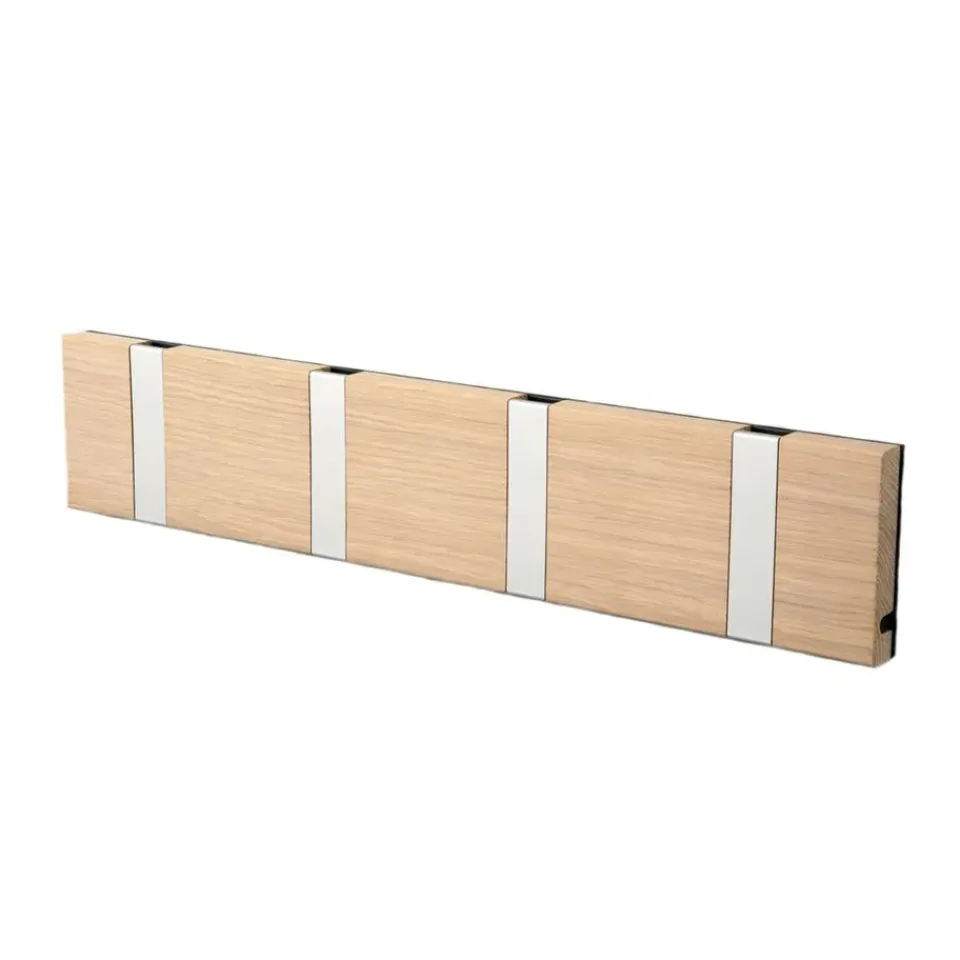 LoCa Clothes Racks, Coat Stands & Hangers*Knax hanger 40 cm, soaped oak-grey BrownGrey