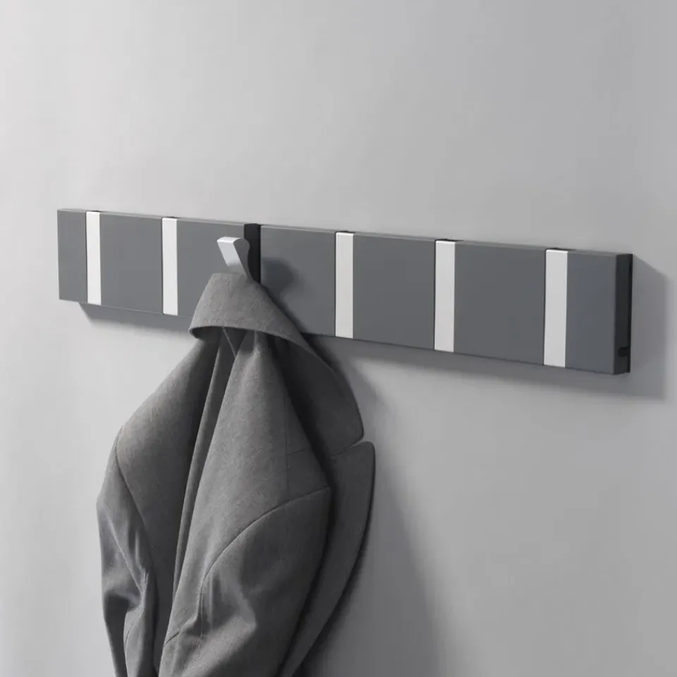 LoCa Clothes Racks, Coat Stands & Hangers*Knax hanger 40 cm, soaped oak-grey BrownGrey