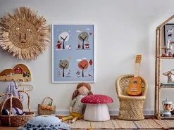 Bloomingville Children's Chairs|Children's Chairs*Lue pouf Ø37x30 cm, Red