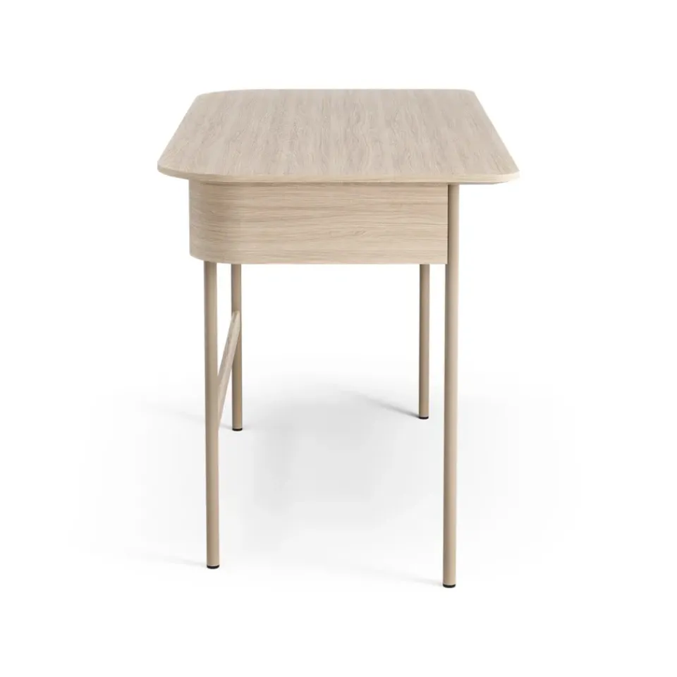 Swedese Desks*Luna desk, Oak white-pigmented Brown