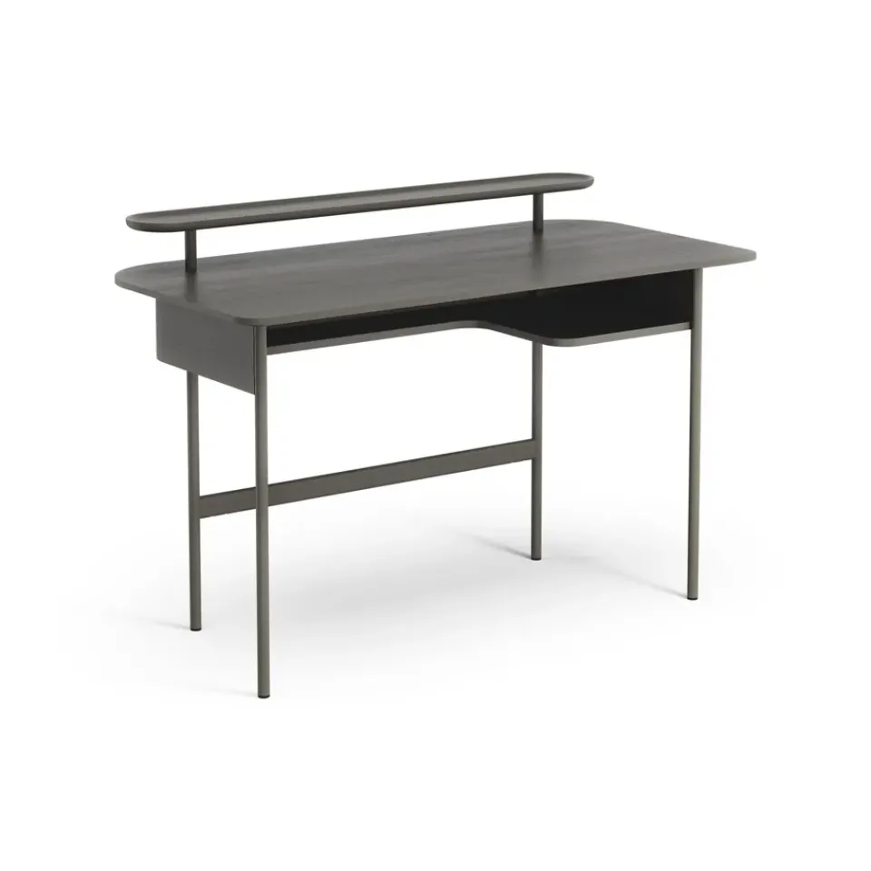 Swedese Desks*Luna desk with shelf, Oak orkan Grey