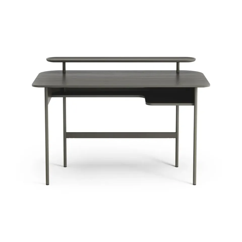 Swedese Desks*Luna desk with shelf, Oak orkan Grey