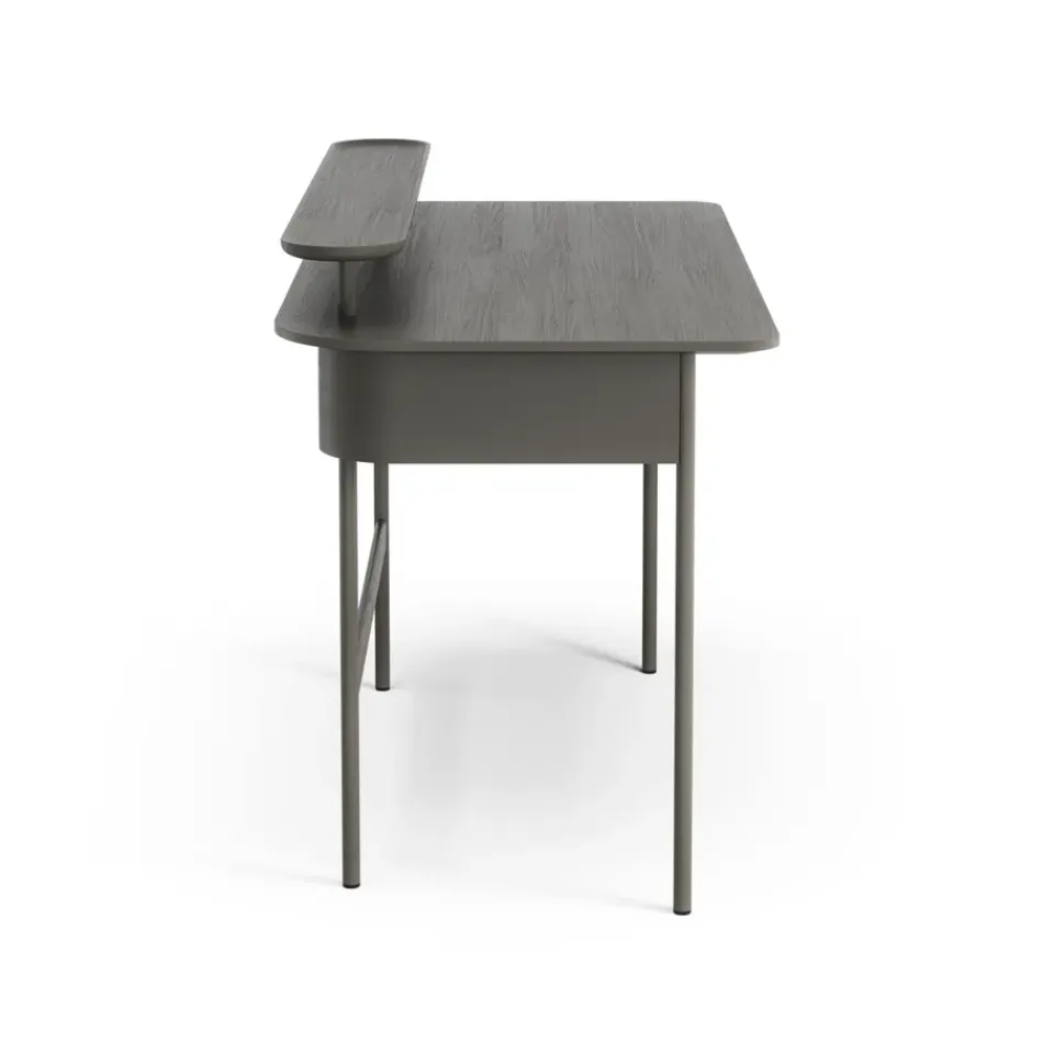 Swedese Desks*Luna desk with shelf, Oak orkan Grey