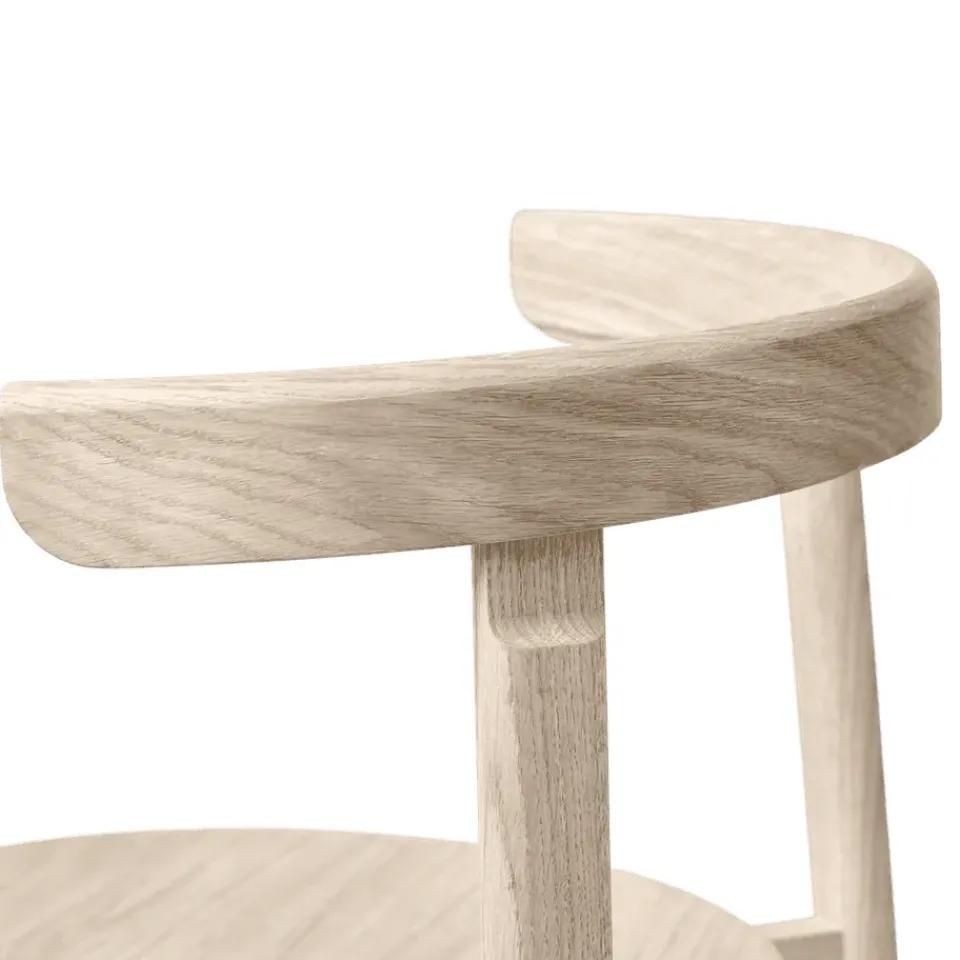 Form & Refine Chairs*Lunar chair, White oak Beige
