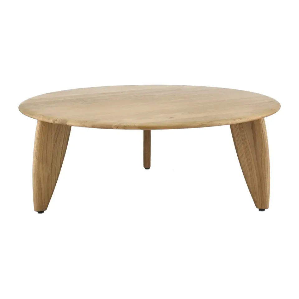 1898 Coffee Tables*Lyckeby coffee table Ø80x29 cm, Natural lacquered oak Brown