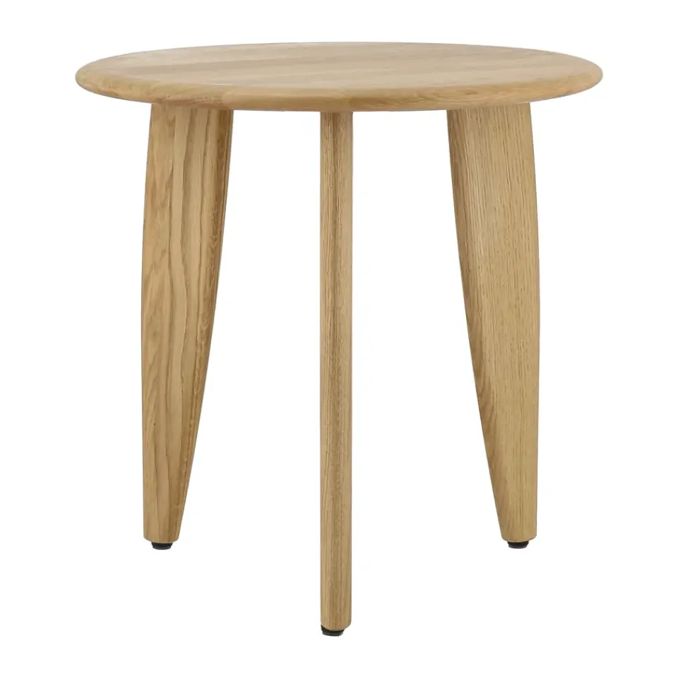 1898 Coffee Tables*Lyckeby coffee table Ø45x44 cm, Natural lacquered oak Brown