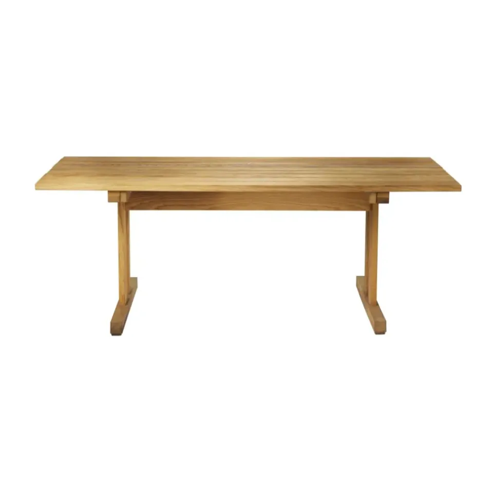 FDB Møbler Table For Outdoor Use*M17 Ermelunden garden table, Ash nature oiled Brown