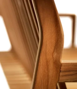 FDB Møbler Garden Sofas & Garden Benches*M12 Sammen 2-seater bench, Teak-non treated Brown
