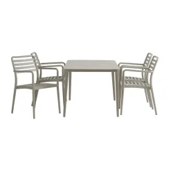 1898 Table For Outdoor Use*Marsala dining table, Taupe, 208x100 cm Beige
