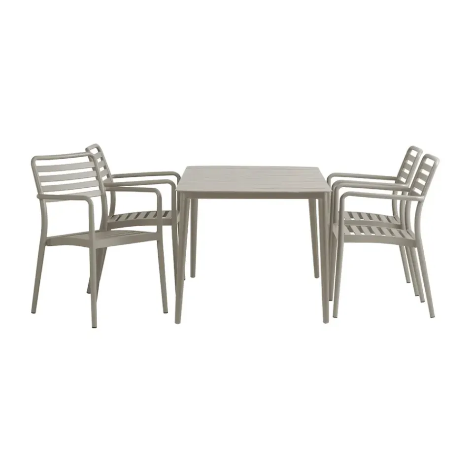 1898 Table For Outdoor Use*Marsala dining table, Taupe, 208x100 cm Beige
