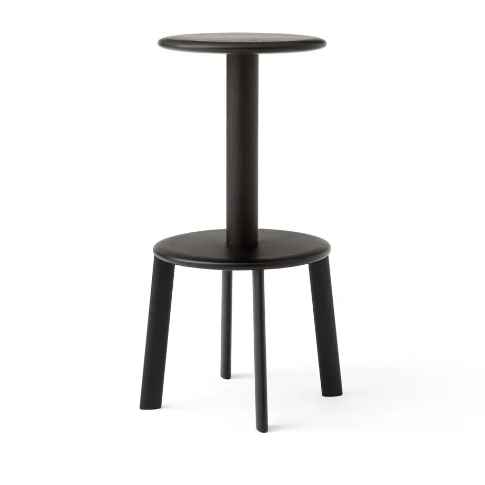 &Tradition Bar Stools*Massif AV40 bar stool, Dark stained oak - warm Black