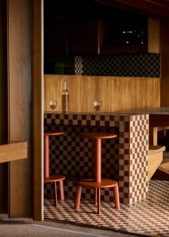 &Tradition Bar Stools*Massif AV40 bar stool, Ember Red