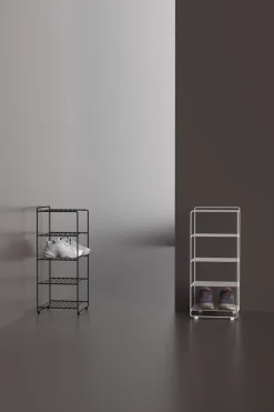 Maze Shoe Racks*Shoescraper shoe shelf, Black