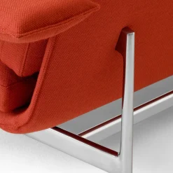 &Tradition Armchairs & Footstools|Chairs*Meantime AV29 lounge chair, Pol. aluminium-Fiord 0571 Red