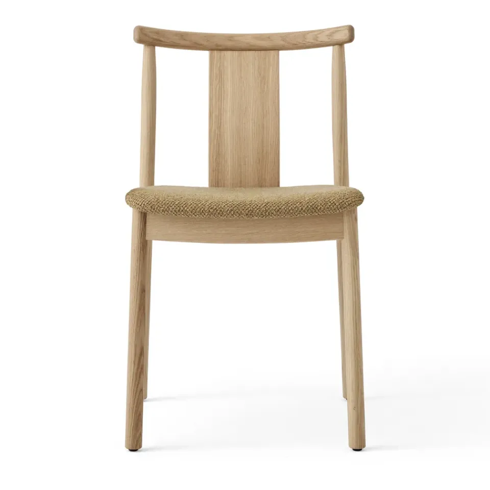 Audo Copenhagen Chairs*Merkur chair with cushion, Oak-Bouclé 06 gold Beige
